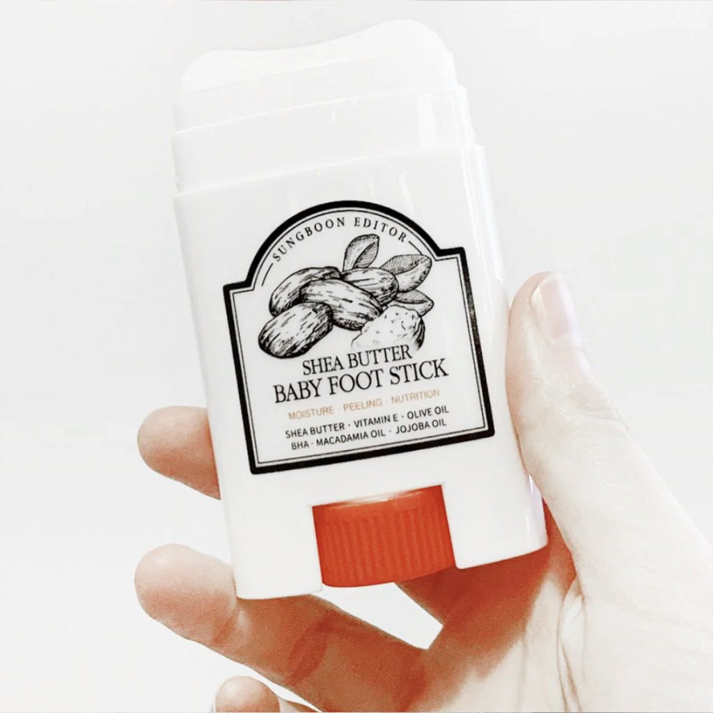 Sungboon Editor Shea Butter Baby Foot Stick 40ml Heel Balm – product photo 7