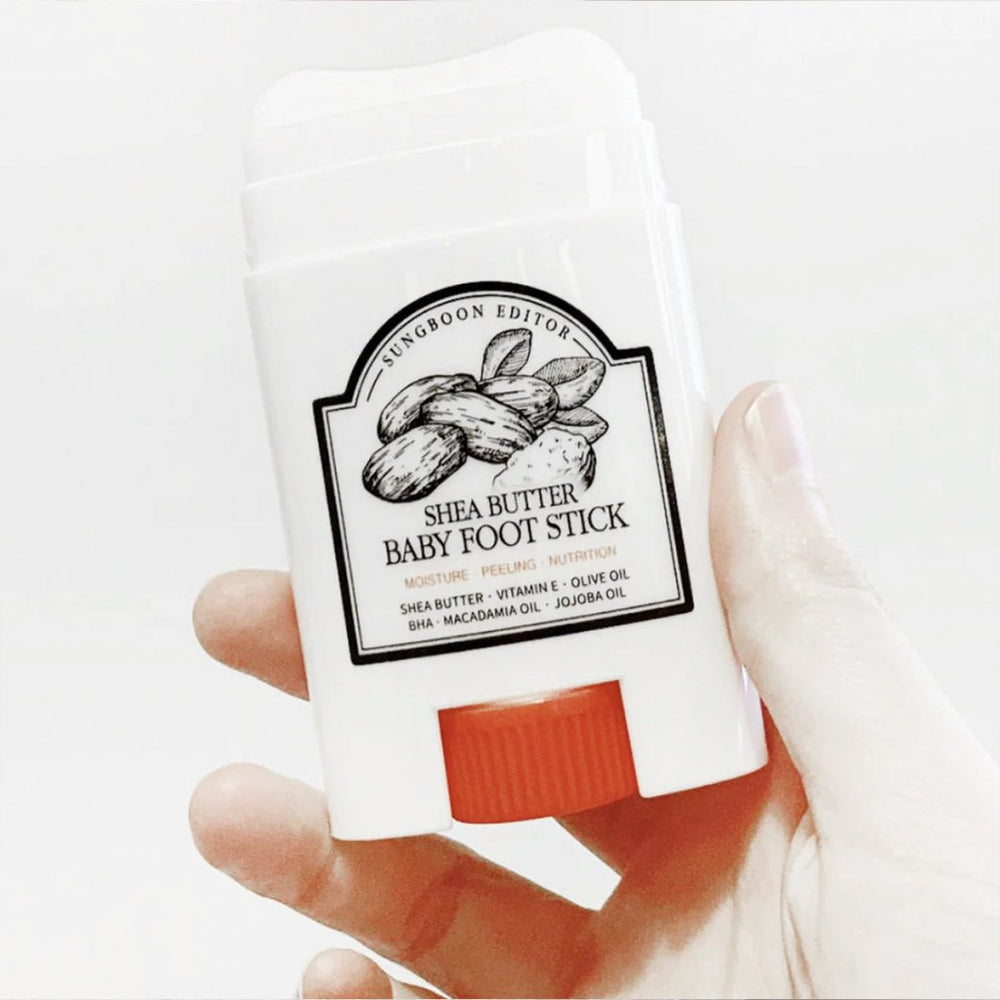 Sungboon Editor Shea Butter Baby Foot Stick 40ml Heel Balm – product photo 7