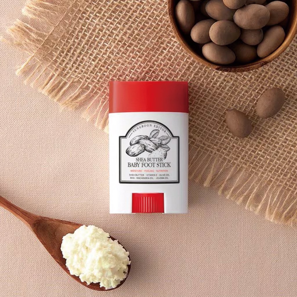 Sungboon Editor Shea Butter Baby Foot Stick 40ml Heel Balm – product photo 8