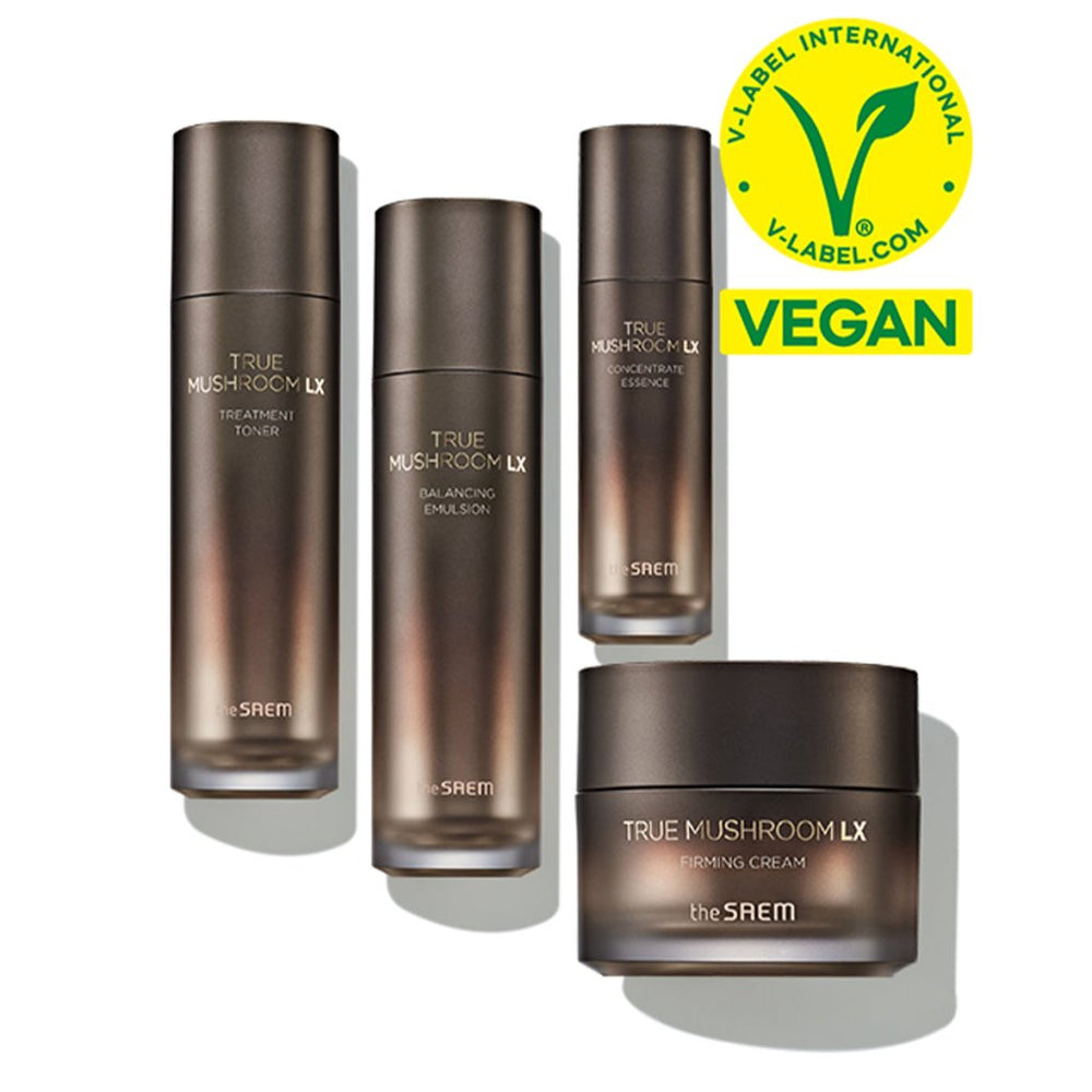 The Saem True Mushroom LX 3'lü Set / Aydınlatıcı & Kırışıklık Karşıtı - The Saem - Vionine