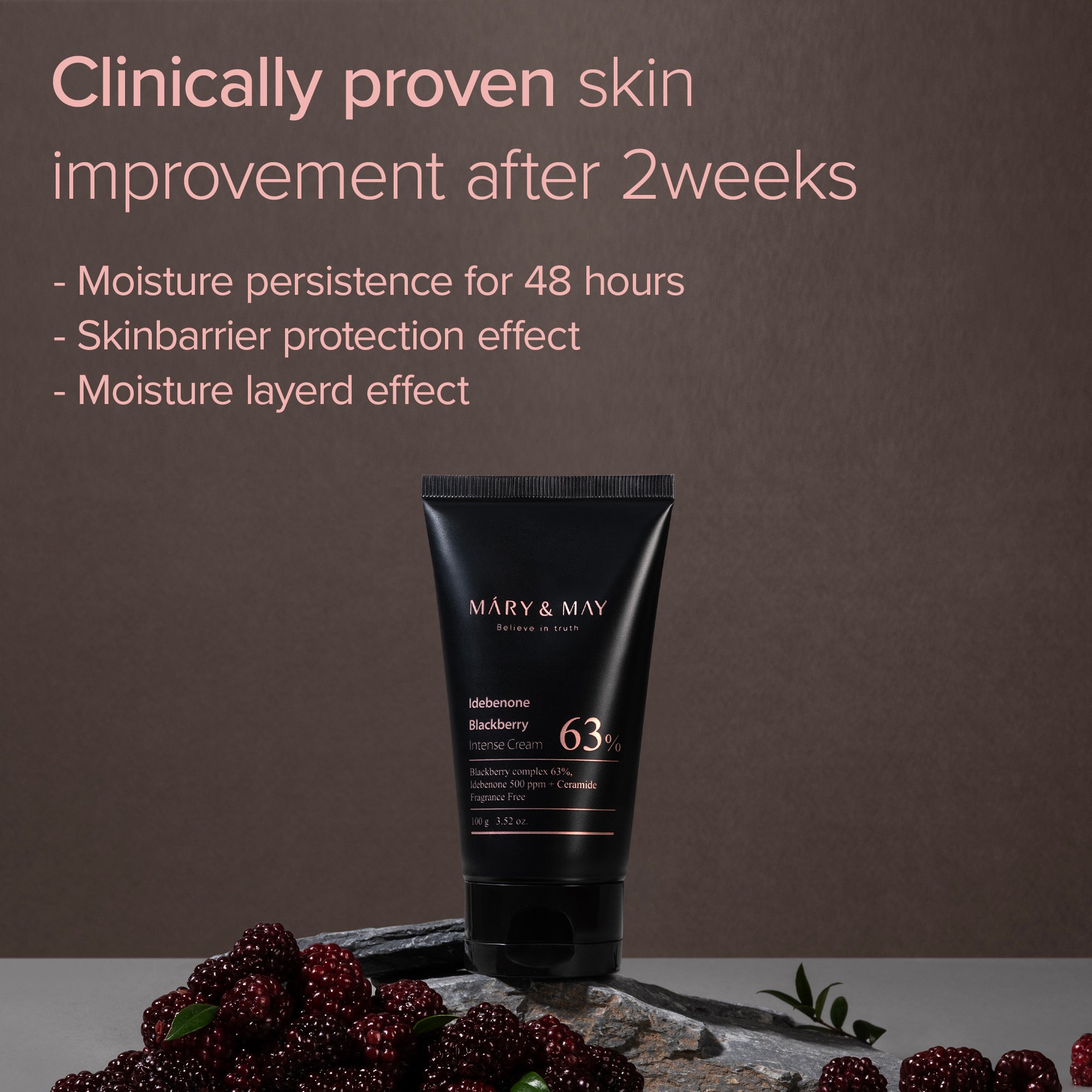 Mary & May Idebenone + Blackberry Intense Cream 100 g