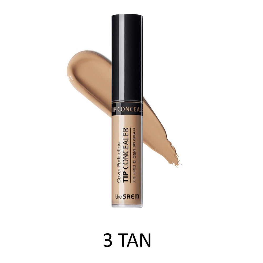 Uzun Süre Kalıcı Likit Kapatıcı Cover Perfection Tip Concealer - THE SAEM - Vionine