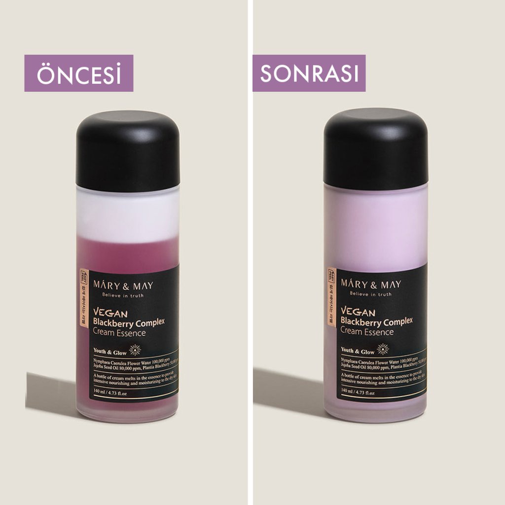 Vegan Balckberry Complex Cream Essence Duo (140ml x 2) - Mary & May - Vionine