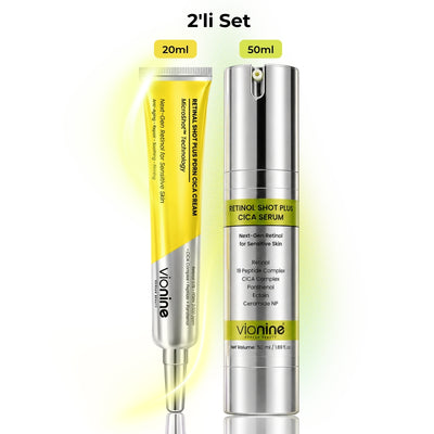 Vionine Retinal & Retinol MicroShot™ Plus Set, Anti-Aging Cream & Serum Duo