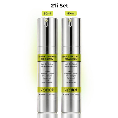 Vionine Retinol MicroShot™ Plus Cica Serum 50 mlx2 Pcs